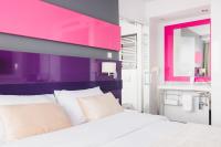 Posteľ alebo postele v izbe v ubytovaní METROPOL Hotel Katowice
