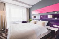 Posteľ alebo postele v izbe v ubytovaní METROPOL Hotel Katowice