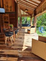 Woodstock Bungalow - Barra Grande - condo frente praiaにある庭