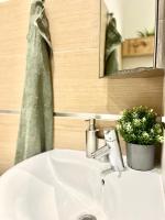 Kúpeľňa v ubytovaní Apartment Jenny - Old Town, Free Private Parking, AC