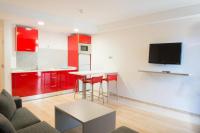 TV a/nebo společenská místnost v ubytování Apartamentos El Palmar