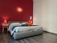 A bed or beds in a room at Home in Orvieto - corso Cavour 138