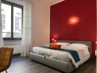 A bed or beds in a room at Home in Orvieto - corso Cavour 138