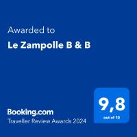 Certifikát, ocenenie alebo iný dokument vystavený v ubytovaní Le Zampolle B & B