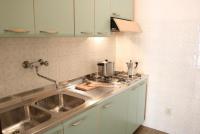 A kitchen or kitchenette at Comfy flat just 80m from the beach