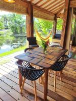 Woodstock Bungalow - Barra Grande - condo frente praiaの見取り図または間取り図