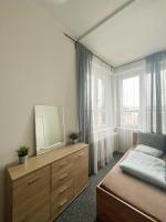 Posteľ alebo postele v izbe v ubytovaní Room in Old Town Krakow