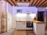 Kuchyňa alebo kuchynka v ubytovaní L'atelier des Traboules, au cœur du Vieux Lyon AIL