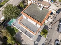 an overhead view of a house with a swimming pool at Villa La Roche aux Mouettes FSHH in Nice