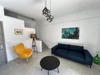 A seating area at Lime House Corfu