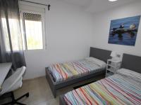 Postel nebo postele na pokoji v ubytování Casa cerca del mar con piscina privada, wifi, aire opcional, mascotas bienvenidas, playa para perros. - ES-184-55