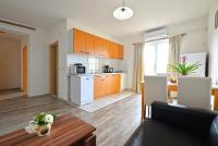Kuchyň nebo kuchyňský kout v ubytování Apartments Goranka