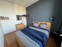Posteľ alebo postele v izbe v ubytovaní "L'amarrage" 2 chambres Perret Pleine Vue Mer