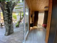 Balkón alebo terasa v ubytovaní Elements Camping Selce Mobile homes