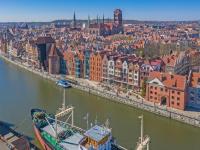 Výhľad na mesto Gdansk alebo výhľad na mesto priamo z apartmánu