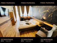 Posteľ alebo postele v izbe v ubytovaní Boutique Hotel & Event Center