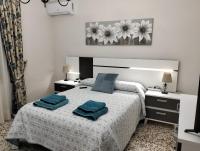 Posteľ alebo postele v izbe v ubytovaní CASA RURAL SITIO DE CASA NUEVA