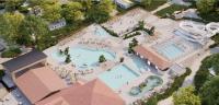 Plan piętra w obiekcie Cocon du lac Mobilhome 3 chambres,6 pers,camping mayotte 5 étoiles Biscarrosse landes