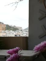 Balkón alebo terasa v ubytovaní Akropolis view flat near Koukaki and Plaka