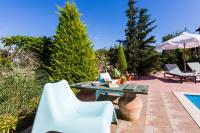A garden outside Villa Elli