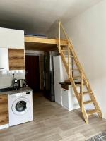 Kuchyň nebo kuchyňský kout v ubytování Apartmán Zlatá Hvězda