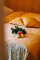 Schloss Auel Boutique Hotel & Design Golf Lodgeにあるベッド