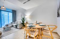 Posezení v ubytování Amazing 1 BD in Marina Gate 2 Dubai Marina