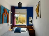 Posteľ alebo postele v izbe v ubytovaní Apartamento con jardín a 11 metros de la playa. B1.