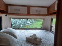 Posteľ alebo postele v izbe v ubytovaní Camping en Molino Dorado