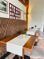 Χώρος καθιστικού στο Gästehaus Weidenmühle