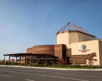 a building on the side of a road at Spokane Tribe Resort and Casino in Airway Heights