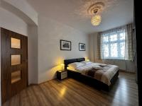 Postel nebo postele na pokoji v ubytování Apartment Karla Capka Street