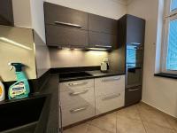 Kuchyň nebo kuchyňský kout v ubytování Apartment Karla Capka Street