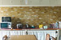 Masukichi -hostel,cafe,souvenir,guide-にあるキッチンまたは簡易キッチン