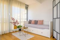 Posezení v ubytování Luxury apartment Eni on the West Coast