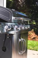 Ein für Gäste verfügbarer Grill im Ferienhaus