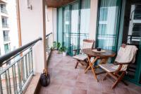 Balkón nebo terasa v ubytování Port Balchik apartment
