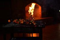 Gril dostupný pro hosty v vily