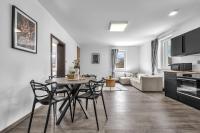 Kuchyň nebo kuchyňský kout v ubytování Hotel U Krále Jiřího