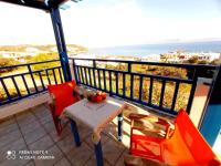 Balkón nebo terasa v ubytování Evangelia House Sea View Apartments