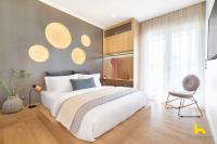 Posteľ alebo postele v izbe v ubytovaní Urban Views, Modern Apartment In The Heart of Athens