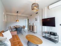TV a/nebo společenská místnost v ubytování Holiday Home Melon by Interhome