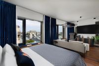 Posteľ alebo postele v izbe v ubytovaní Hotel Clark Budapest - Adults Only