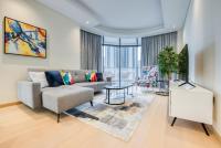 Posezení v ubytování RH- Downtown Delight, spacious 01BR near Dubai Mall & Burj Khalifa, RP Heights