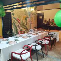 Χώρος καθιστικού στο Hotel Amazon Bed And Breakfast