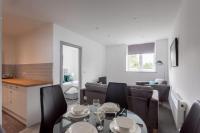 Posezení v ubytování Cosy 1 Bedroom Apartment in Leeds
