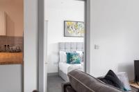 Kuchyň nebo kuchyňský kout v ubytování Cosy 1 Bedroom Apartment in Leeds