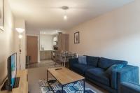 Posezení v ubytování Spacious 2 Bed Apartment in Manchester Centre