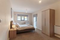 Postel nebo postele na pokoji v ubytování Spacious 2 Bed Apartment in Manchester Centre