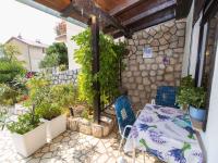 Vonkajšia záhrada v ubytovaní Apartments in Crikvenica 5669